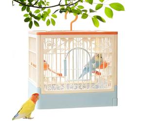 Cage à Oiseaux | Logement Avec Ventilation Et Mangeoire Amovible,Cage à perruches avec Tiroir Standard Et Amovible | Pour Canaris, Conures, Aras, Calopsittes, Si, Pour L'alimentation, La Nourriture