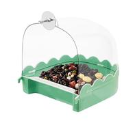 Cage à Oiseaux Portable pour Salle de Bain - Plateau Transparent Cassetta Cage à Oiseaux, Accessoire coloré pour Animaux de Compagnie | avec Toit Amovible pour canari Domestique Invisible