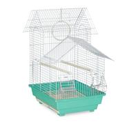 Cage à oiseaux pour canaris et pinsons 50 x 42,5 x 33,5 cm avec nettoyage facil