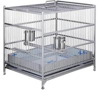 Cage à oiseaux professionnelle, fournitures pour animaux de compagnie, porte-oiseaux, cages de décoration de jardinage, perroquet à oiseaux en acier inoxydable, sortez pour promener les oiseaux, prend