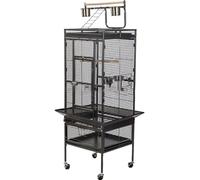 Cage à oiseaux professionnelle, fournitures pour animaux de compagnie, porte-oiseaux, décoration de jardinage, cages à perroquets pour l'extérieur, cage de luxe pour perroquets, cage à oiseaux en fer
