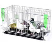 Cage à oiseaux professionnelle, fournitures pour animaux de compagnie, porte-oiseaux, décoration de jardinage, cages à perroquets pour grands oiseaux, grande cage à pigeons reproducteurs, cage en fer
