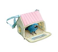 Cage À Oiseaux - Sac pour Animaux De Compagnie, Transporteurs De Voyage pour Perroquets, Plateau en Acier Inoxydable Portable Chaud | Cage De Voyage Respirante pour Perroquets, pour Animaux, Pigeons,