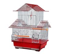 Cage à Oiseaux Solide en Peau de Tigre pour perroquets, Grande Villa, Cage à Oiseaux pour la Culture du Fer des perroquets, nichoir, Grande Cage à Oiseaux pour inséparables, pinsons, perroquets