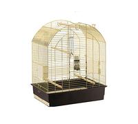 Cage à oiseaux solide pour intérieur/extérieur en acier inoxydable pour perroquet, pigeon, cage de voyage portable pour oiseaux de petite taille (B)