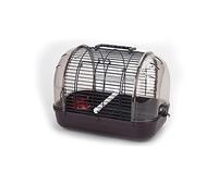 Cage à Oiseaux Solide pour Perroquet, Cage à Oiseaux d'aviation, phénix Noir, Peau de Tigre, Pivoine, Cage Portable pour Perroquet Domestique, Petite Cage en Acrylique pour inséparables, pinsons,