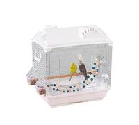 Cage À Oiseaux - Support Respirant Anti-évasion, Habitat Portable Pour Perruches, Petit Enclos Pour Canaris, Logement De Voyage Pour Animaux De Compagnie Avec Protection Anti-évasion Respirante | Cage