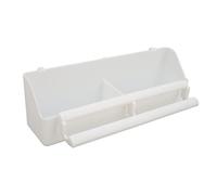 Cage à Oiseaux Suspendue, Support d'alimentation, Double Tasses, Distributeur d'eau et de Nourriture pour Oiseaux, Perroquet, Pigeon, intérieur et extérieur, en Plastique