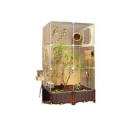 Cage à Oiseaux Villa de Luxe Ultime Cage à perroquets Nouveau nichoir et nid