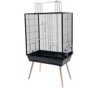 Cage à oiseaux - Zolux - Neo Jili XL - Noir - 81x48x132cm - Pour canaris