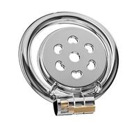 Cage à pénis avec conception de trous d'aération en forme de cœur, Cage Chastity plate Jouets sexuels pour hommes en couple, Léger et durable, Ceinture de chasteté SM Bondage pour hommes (50mm)