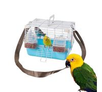 Cage à Perroquet - Fer ABS - 27 x 20 x 20 cm - Cage de Voyage pour Petits Oiseaux, perruches, calopsittes, Transport de Voyage, extérieur, Maison, sûre, Durable, légère, pour Un Brassage