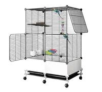 Cage à perruches Villa de Luxe Ultime Cage à perroquets Nouveau nichoir et nid