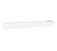 Cage à poules avec toit en acier galvanisé - 1003 x 98 x 90 cm - Résistante aux intempéries et durable pour les petits animaux tels que les poules et les lapins - Idéale pour le jardin et l'élevage en