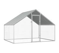 Vidaxl Poulailler D'extérieur 2,75 X 2 X 1,92 M Acier Galvanisé