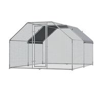 Cage À Poulets, Grand Poulailler avec Couvercle Étanche, Cage À Poulets en Métal, Conception De Porte Verrouillable pour Lapins Et Poulets(400 * 300 * 195cm)