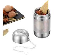 Cage à ragoût en acier inoxydable, infuseur à thé en maille fine avec chaîne, filtre d'assaisonnement en maille, infuseur à boules de thé, panier de séparation d'assaisonnements, passoire à épices