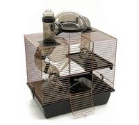 Cage à rongeurs Rocky Industrial Look avec système de tunnel 42 x 29 x 50 cm