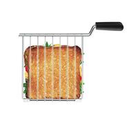 Cage a Sandwich (2 pcs) pour Grille Pain Dualit Lite, Architect et Domus - Faites Griller vos Sandwichs dans votre Toaster Dualit - 2 Cages à Sandwich avec Attrape Miettes