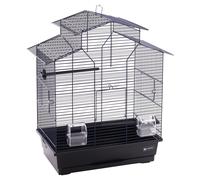 Cage À Sittich Flamingo Numfor 1 Bleue 51x30x60cm Avec Gamelle & Tiroir
