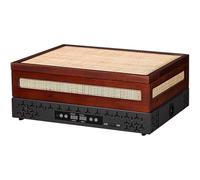 Cage à thé électrique avec température réglable de 0 à 150 ℃, bambou et bois, parfaite pour les hôtels, les familles d'accueil et les amateurs de thé