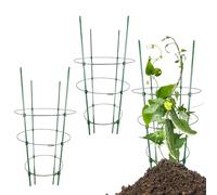 Cage à tomates - Cadre d'escalade de jardin - Structure de support de légumes - 3 lance- en métal avec inserts empilables - Support de fleurs Durabble pour pots, fruits, vignes, de