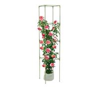 Cage à tomates - Construction en métal durable, légère mais solide, assemblage facile, base stable | Support pour plantes potagères, grimpantes, cage à fleurs, jardinière surélevée, terrasse, balcon