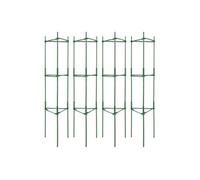 Cage à Tomates Pour Jardin 28×28×162cm Pour Légumes Plantes Grimpantes Lot de 4