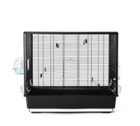 Cage - Animal Valley - Primo 60 - Noir - Montage facile - Pour canaris et oiseaux moyens