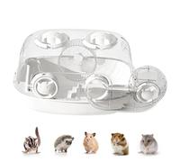 Cage aux Gerbilles Cage Transparente d'Animaux avec Tunnel | Enclos Habitat Petit Animal Convient aux Hérisson Hamster Gerbille Naine Chinchilla Lapin