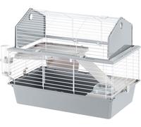Cage Barn 80 Pour Lapins Et Petits Animaux,2 Étages,Toit Ouvrant,Accessoires Inclus,78 X 48 X H 65 Cm.