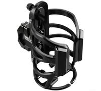 Cage Bidon pour moto Aluminium Léger 225g Outil Cage Bidon pour | Alliage aluminium pour robuste, résistance pour usure, compatible guidons 18-32mm, idéal pour moto et vélo électrique(Black)