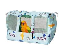 Cage Bird Bed, Breathable Snuggle Hut Birds Nest with Cooling Mat, Waterproof Cloth Pet Tent for Cockatiels, Conures, Lovebirds, and Small Parrots, Cozy Resting Shelter for All Seasons