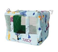 Cage Bird Bed, Breathable Snuggle Hut Birds Nest with Cooling Mat, Waterproof Cloth Pet Tent for Cockatiels, Conures, Lovebirds, and Small Parrots, Cozy Resting Shelter for All Seasons