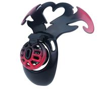 Cage Chasteté Negative Chastity Cage Inverted Cage De Chasteté Inversée,Longblack-45mmSnapring