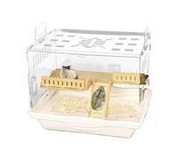 Cage Claire du Hamster, Cage du Hamster, Cage Transparente de l'observation de l'animal pour Animaux, Assemblage Facile Assembils Breffable Gerbils Accessoires pour Les Amis, Les Amoureux