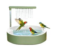 Cage De Bain pour Oiseaux 32 Cm, Douche À Oiseaux Portable pour Perroquet Perruche, Stable | d'oiseaux en Cage, Maison De pour Perruches, Accessoires De Bain d'oiseaux pour Apparte