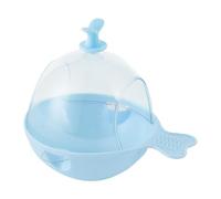 Cage De Bain Pour Oiseaux - Jouet D'intérieur Multifonctionnel, Bol Interactif Suspendu 18,6 X 17 X 17 Cm, Accessoire De Cage Engageant, Baigňoire À Eau Ludique | Activité Stimulante Pour Les Perruche