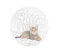 Cage de Balle d'orbe de Poulet, Cage à Boule de Poulet,Boule de Mobile | Coopérative de volaille à sécurité Mobile Une boîte de Poussin à Pied à Pied pour Lapins, arrière-Cour et Animal de comp