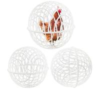 Cage de Balle roulante de Poulet, sphérique 3 pièces Cage de Poulet de sécurité pour Animaux de Compagnie - FET de Marche en Forme de Balle, à Billes de Hamster de pour fermes extérie