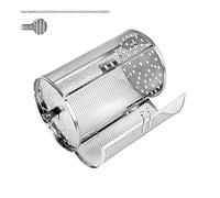 Cage de Barbecue pour Barbecue en Plein air - Panier Rotatif en d'acier Inoxydable pour légumes et Fruits de mer, Accessoire de Barbecue d'extérieur Universel