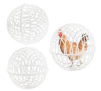 Cage De Boules De Poulet pour L'extérieur | Cage De Poulet Sphérique 3 Pièces De Sécurité pour Animaux De Compagnie, À Billes De Hamster De en Forme De Balle, Filet De Marche Sûr pour