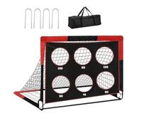 Cage de but de football pour jardin, jouet , 1,2 x 0,9 m, pliable et portable, cadre en maille de nylon, cadre léger, accessoire d'entraînement pour avec design rectangulaire, pour