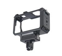 Cage De Caméra À Dégagement Rapide Magnétique, Compatible avec DJI OSMO Action 3, 4 Et 5 Pro, Fixation Griffe Flash 1/4" Arri, Kit De Protection Et Accessoires for Caméra(3in1 Set)