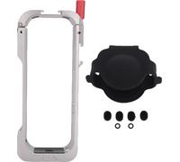 Cage de caméra d'action pour Insta360 x5 1/4 pouce fil en alliage d'aluminium vidéo de protection avec protecteur d'objectif de chaussure froide
