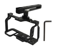 Cage de caméra Professionnelle en Alliage d'aluminium Cage de caméra DSLR avec poignée supérieure pour BMPCC 4K 6K Cage de caméra complète en Alliage d'aviation Ajustement précis