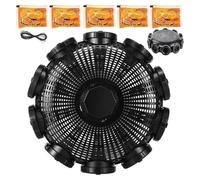 Cage de capture de crabes et de crevettes - Équipement pliable pour pièges à maille, équipement d'eau et salée, installation de bassin fluvial, outil de capture de fru