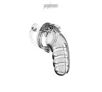 Cage de chasteté 12 avec Cadenas et Plug anal intégré - MANCAGE