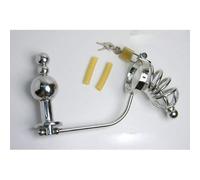 Cage de Chasteté Acier Plug d'urètre Cockring et Plug Anal