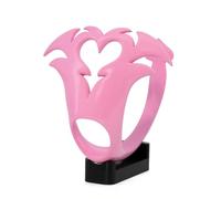 Cage de chasteté avec culotte florale anti-dégorgement, cage à bite creuse avec 4 mousquetons, grande ouverture urinaire, sextoys péniens pour hommes Sissywear et Bondage (P07-Pink)